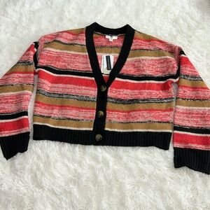 BP. Cardigan Button Up Color Multi Striped Size XS NWT Price is Firm